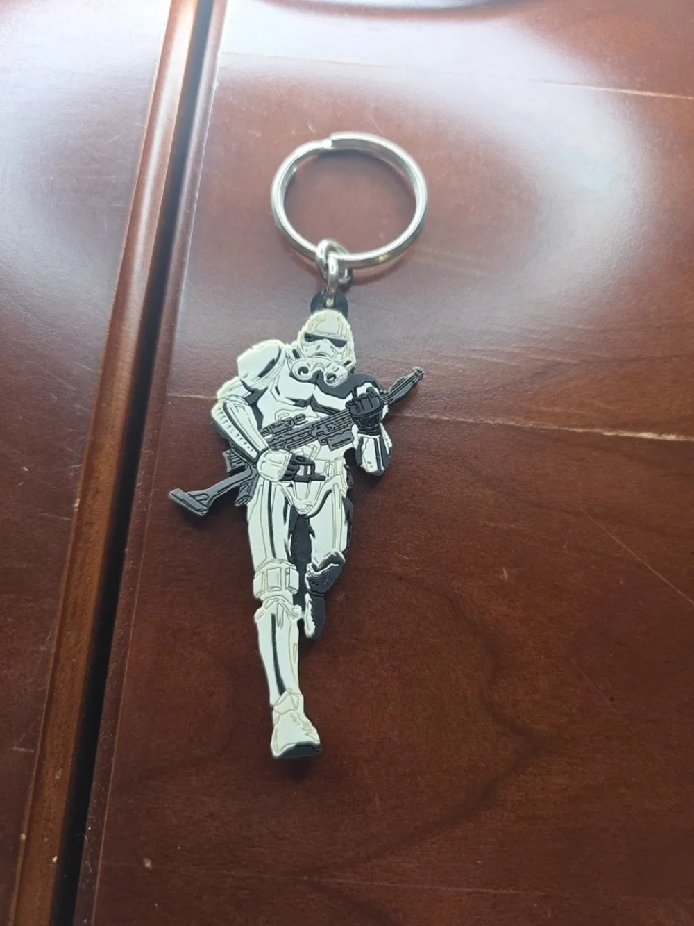 Vintage 1997 Star Wars Stormtrooper Silicone Rubber Keychain
